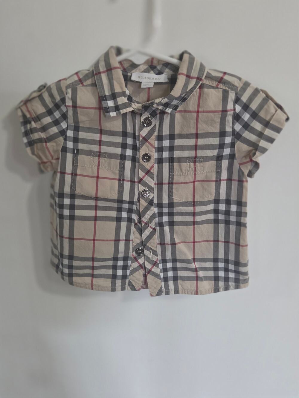 Burberry baby girl shirt blouse 9m